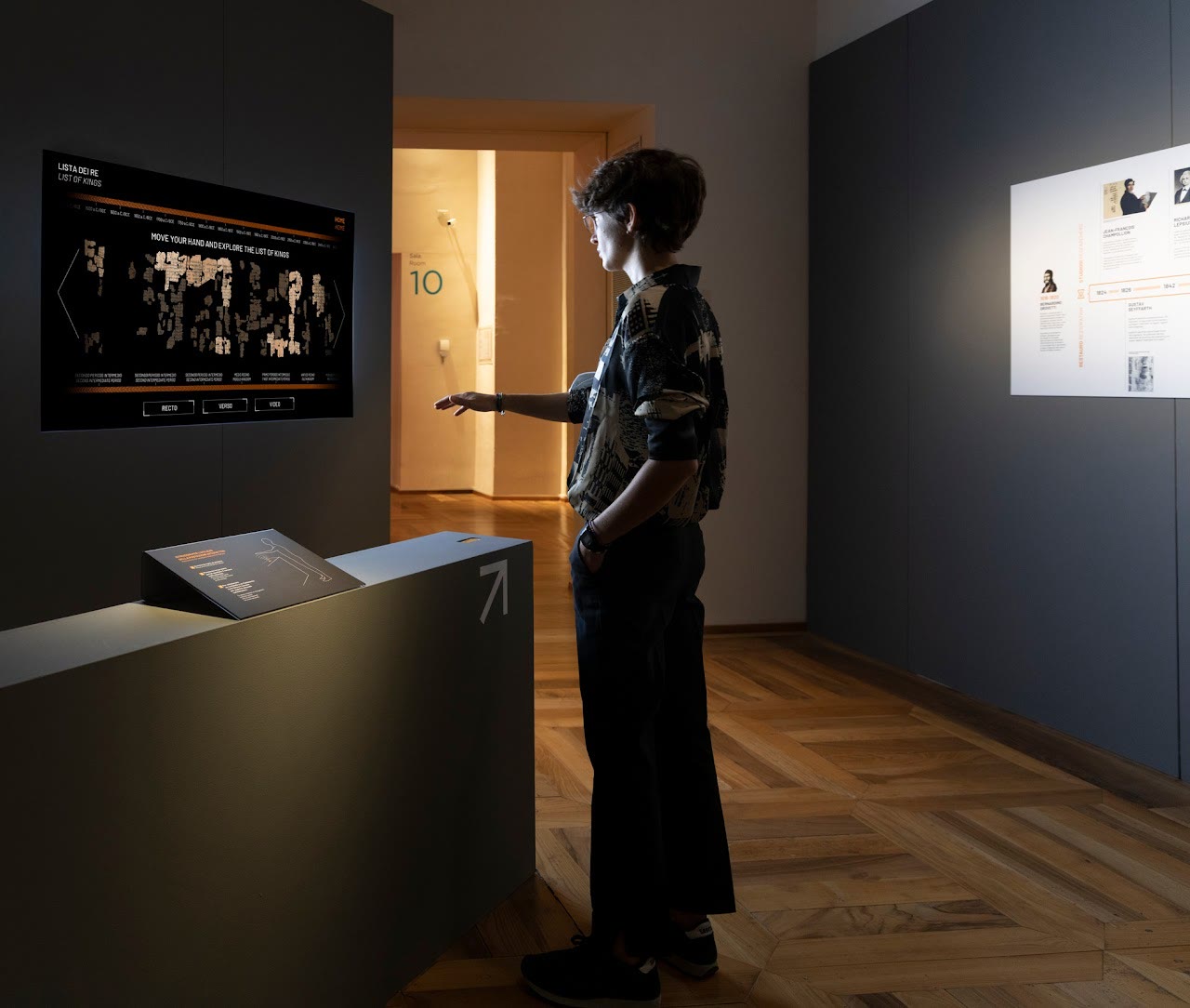 Interazione touchless con la Lista dei Re