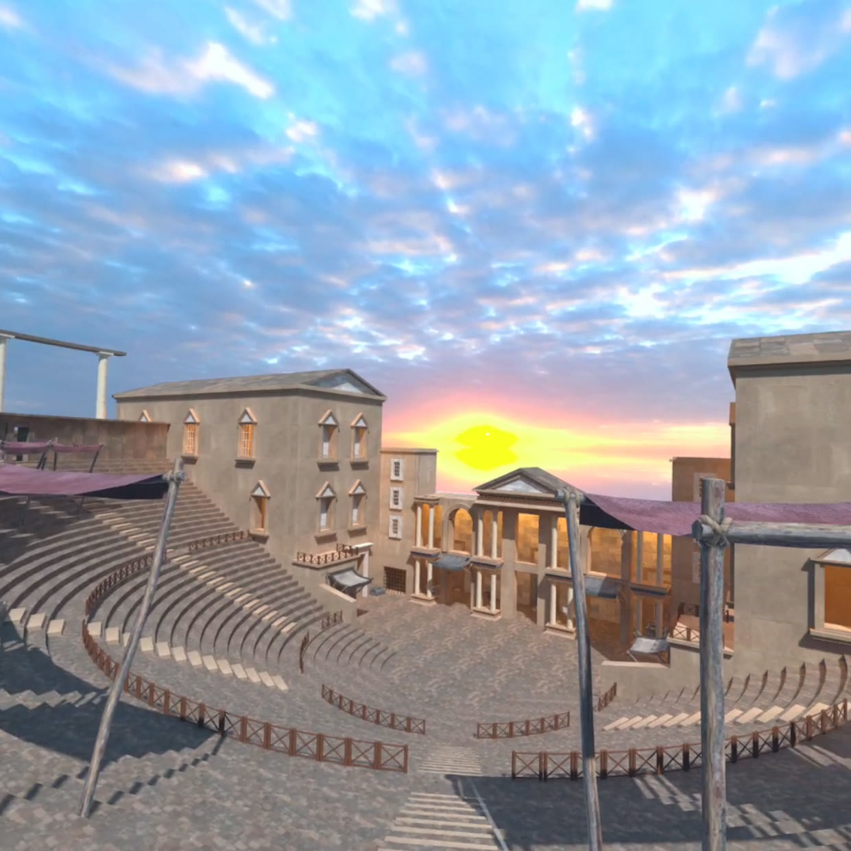 Visitatore con visore VR